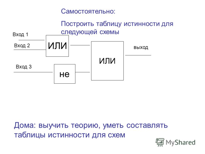 Следующая схема