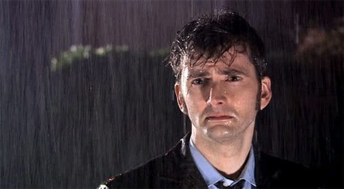 Dr. Who in the rain