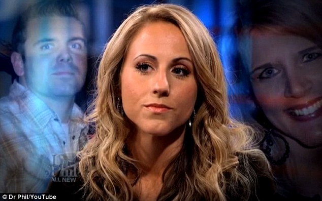 Face-off: Ashlee Birk (left) sits down to talk for the first time with Kandi Hall (right), who her husband was having a longstanding affair with when he was shot dead by Kandi