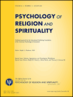 cover of Atheism, Agnosticism, and Nonreligious Worldviews (special issue of Psychology of Religion and Spirituality, August 2018)