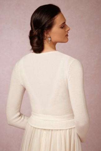 Ivory wrap from BHLDN
