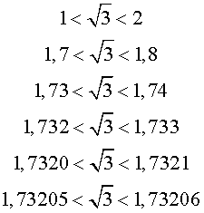 Электронный справочник по математике для школьников арифметика вещественные числа рациональные и иррациональные числа десятичные приближения иррациональных чисел с недостатком и с избытком