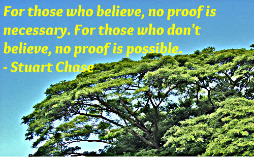 A belief quote by Stuart Chase.