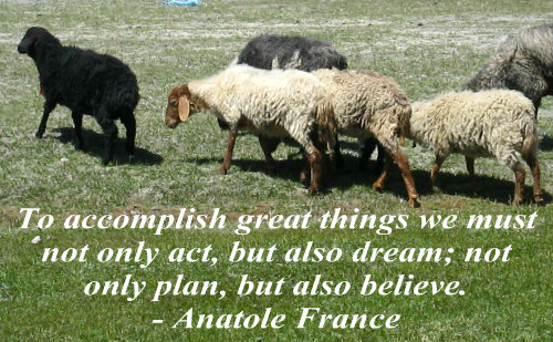 A belief quote by Anatole France.